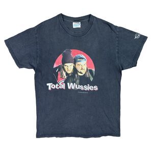 Vintage Hanes Jay & Silent Bob Total Wussies Movie Promo Tee - Size Medium